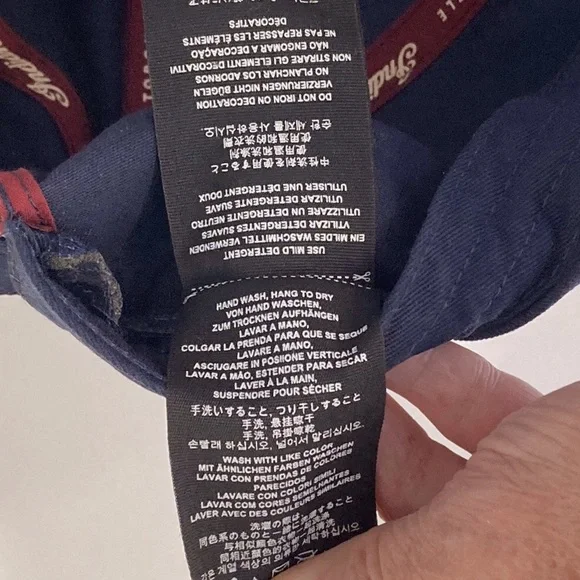 Indian Motorcycles 1901 US Flag Logo, Navy Blue Baseball Hat, Strap Back - Picture 9 of 11